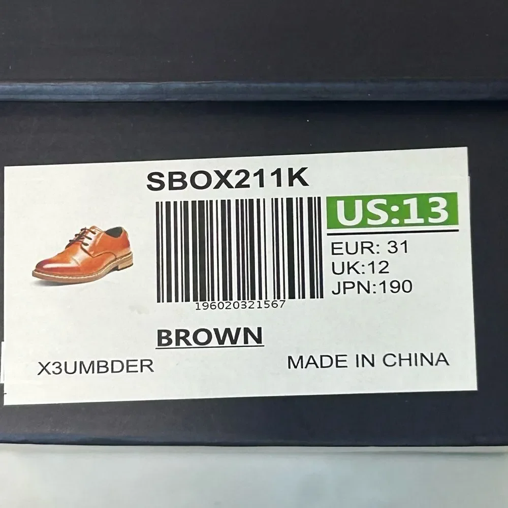 Classic Brown Kids' Dress Shoes